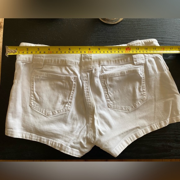 White Jean Shorts - Picture 4 of 6